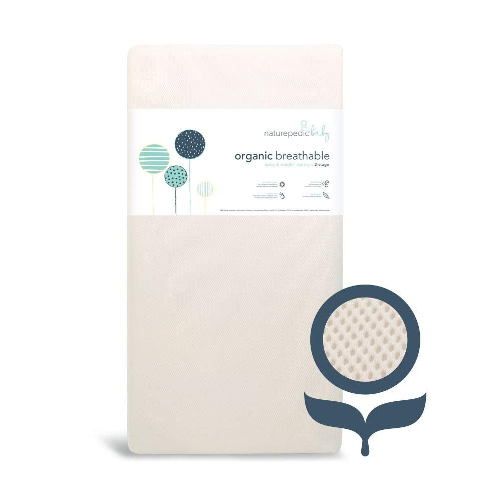Organic 2-Stage Crib Mattress with Protector Pad J716251