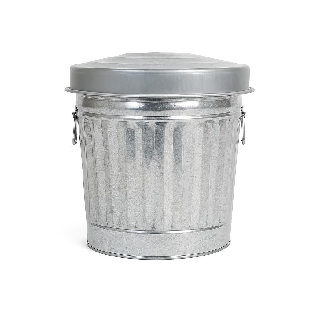 6 Gallon Galvanized Trash Can J950510