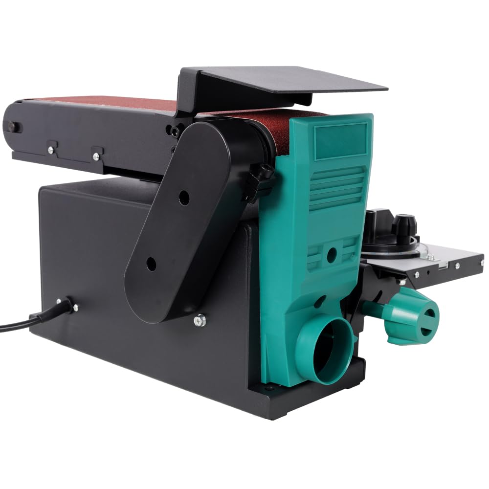 Benchtop Belt and Disc Sander, 120V/60Hz, 4x36 in. Belt & 6 in. Disc, Green W596394