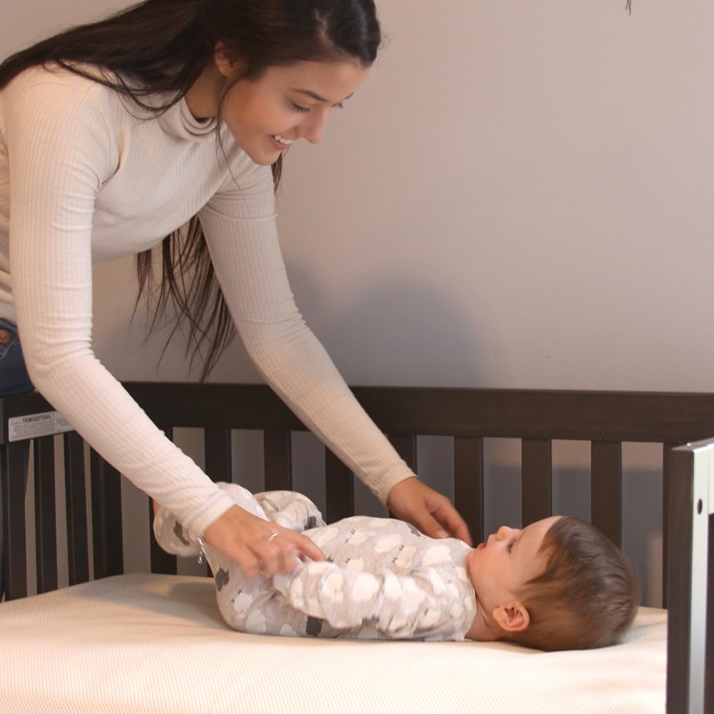 Organic 2-Stage Crib Mattress with Protector Pad J716251