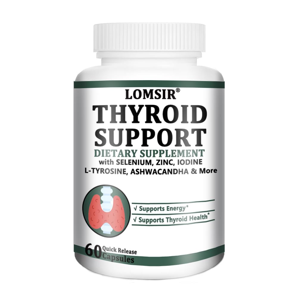 Selenium Iodine L-Tyrosine Ashwagandha 60 Capsules Q1586