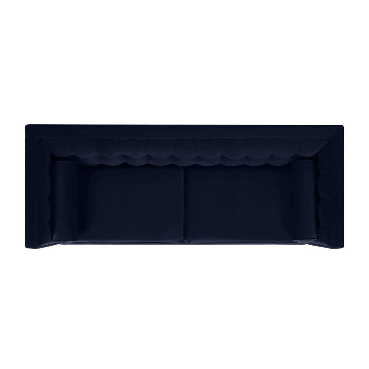 Dark Navy Blue Performance Velvet Tufted Sofa S799368