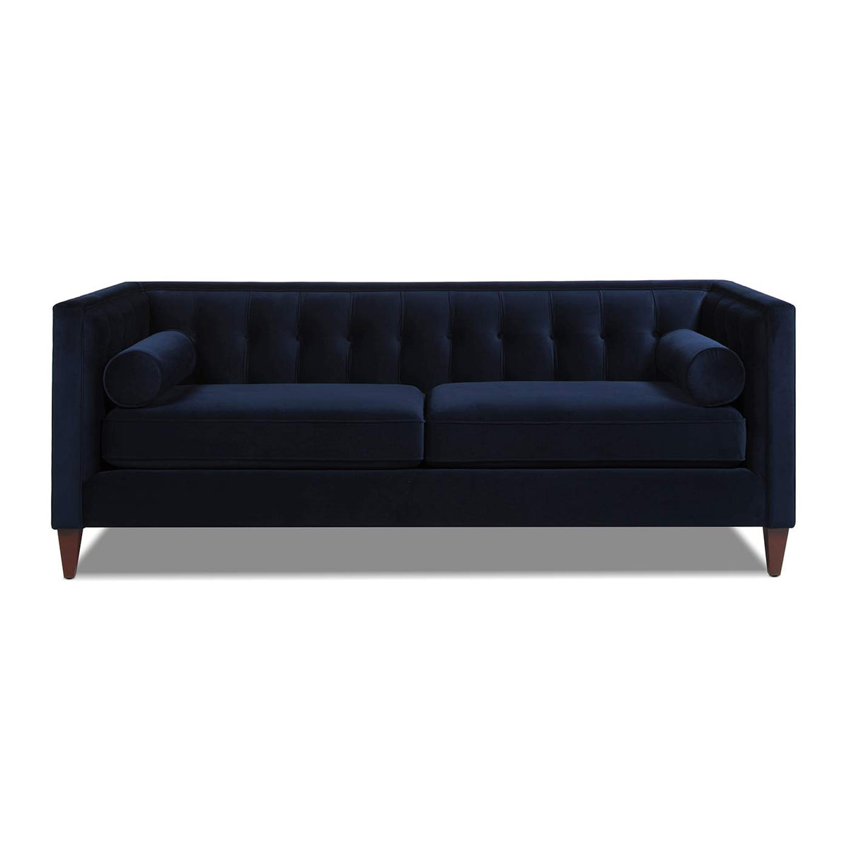 Dark Navy Blue Performance Velvet Tufted Sofa S799368