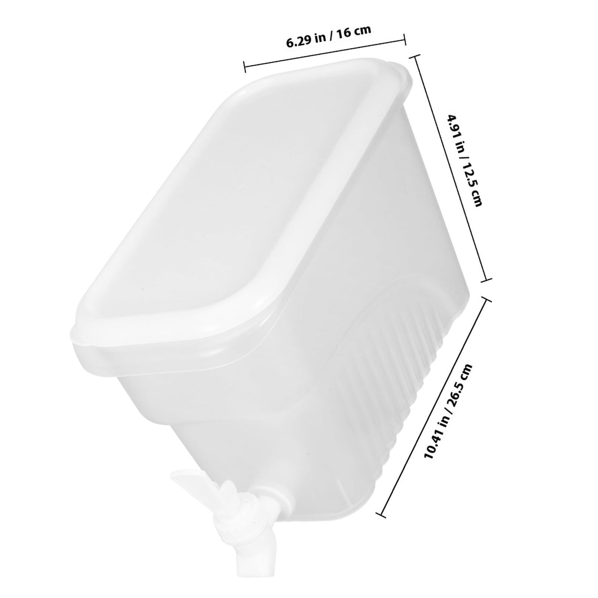 3.5L Plastic Beverage Dispenser with Faucet K952