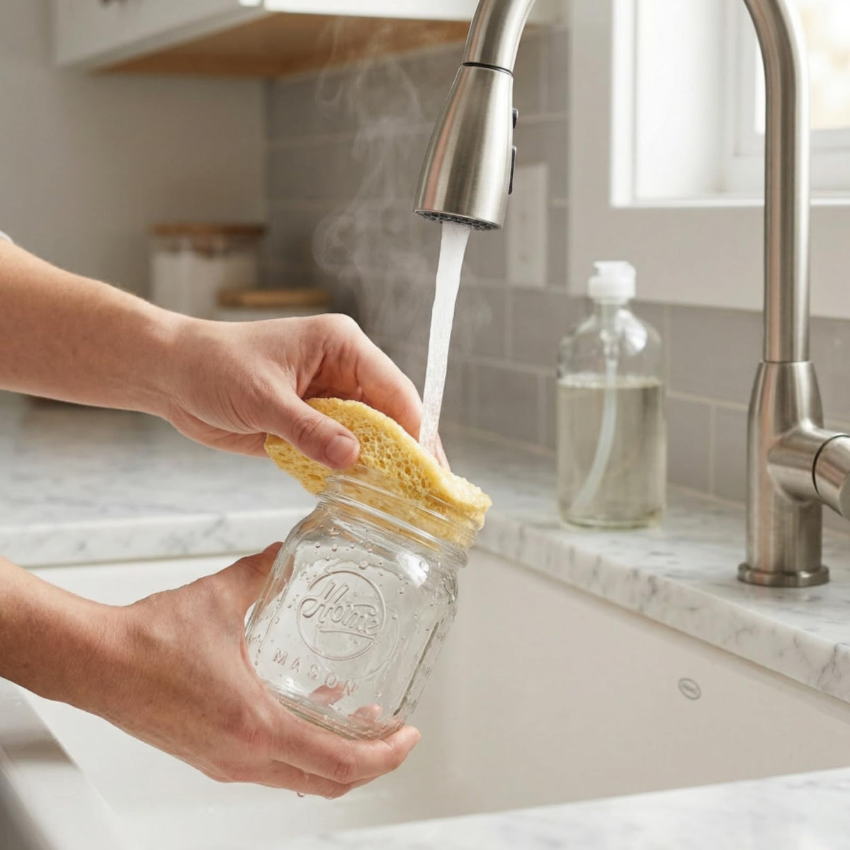 12 Pack 16Oz Wide Mouth Glass Mason Jars with Airtight Lids P6321