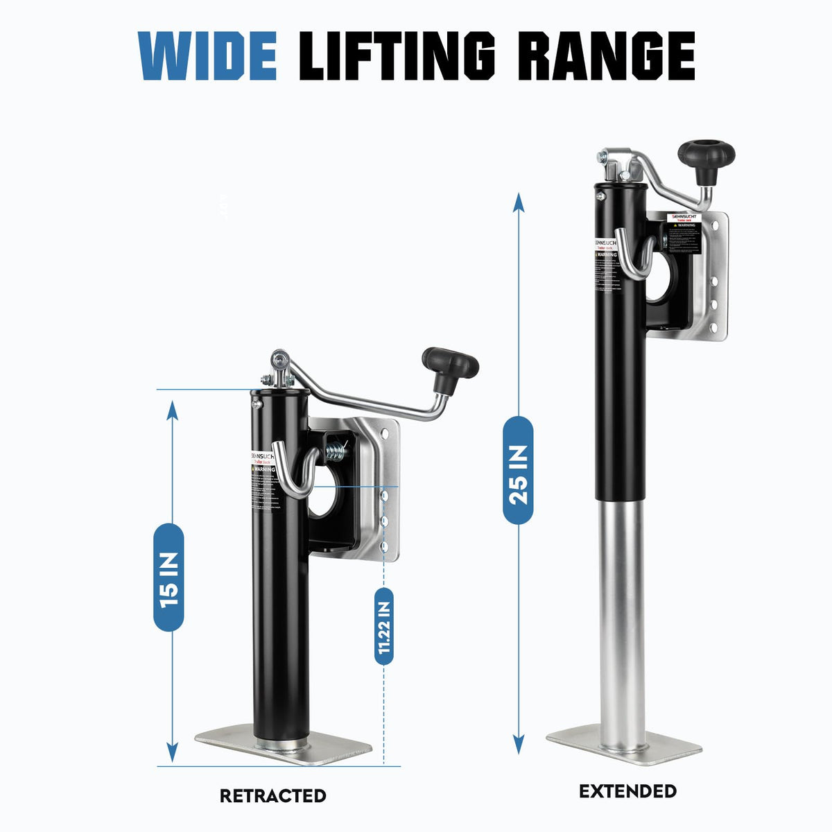2000lb Swivel Trailer Jack with Handle Z123100