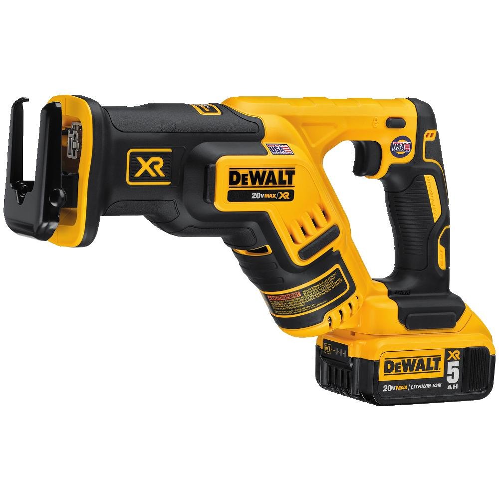 20V MAX XR Compact Reciprocating Saw and 6 Pieces Reciprocating Saw Blades Set A1303