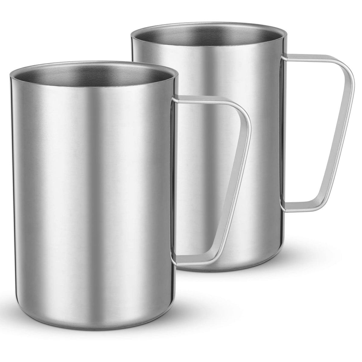 2 Pcs 16.9oz Stainless Steel Double Wall Vacuum Insulated Mug F648