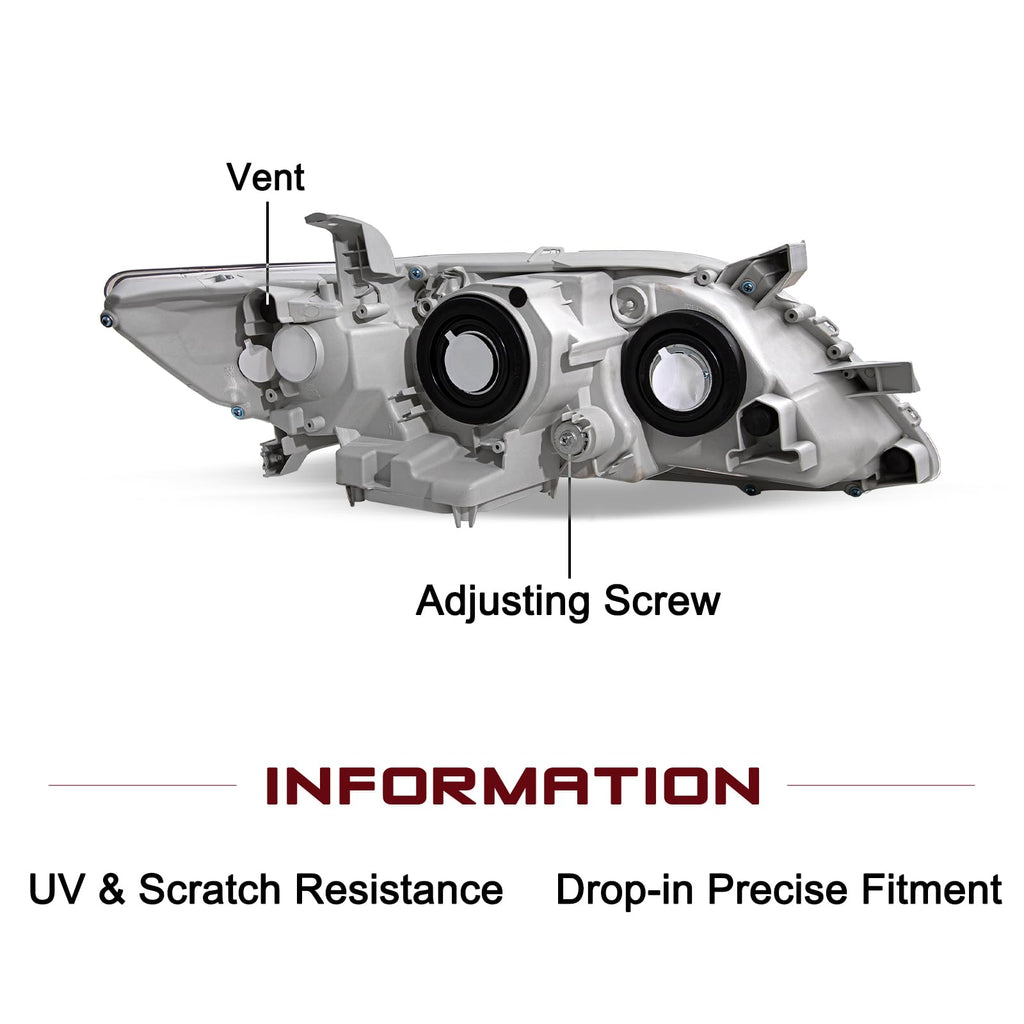 Headlight Compatible with 2007-2009 Toyota Camry M45873