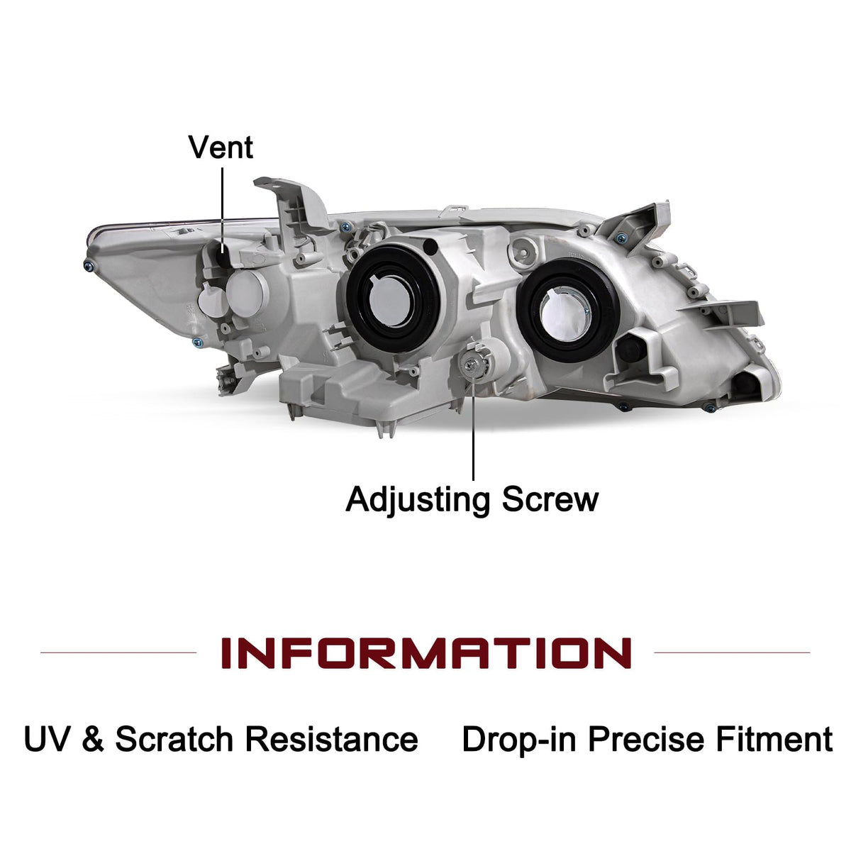Headlight Compatible with 2007-2009 Toyota Camry M45873