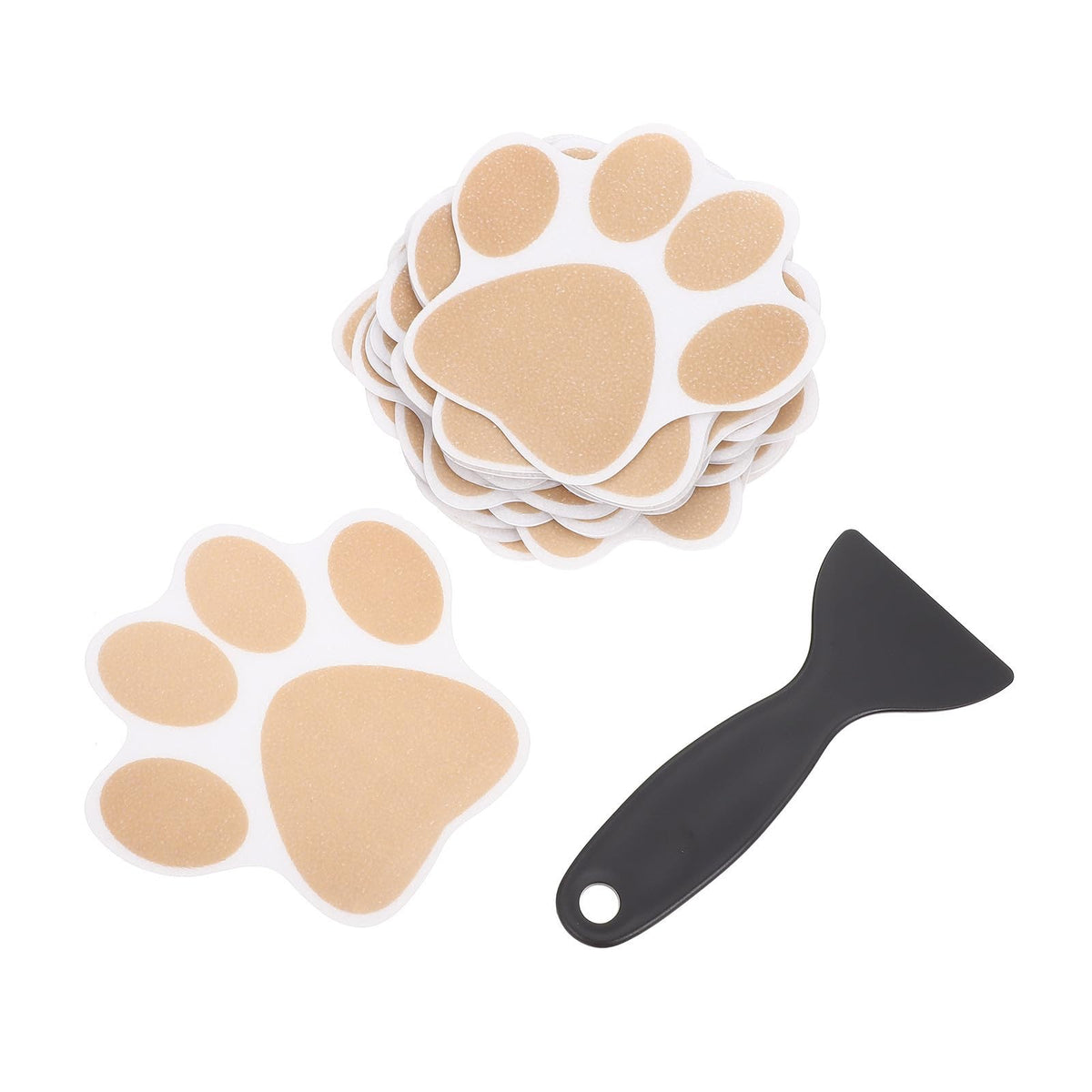 Dog Paw Non Slip Bathtub Stickers with Scraper L554