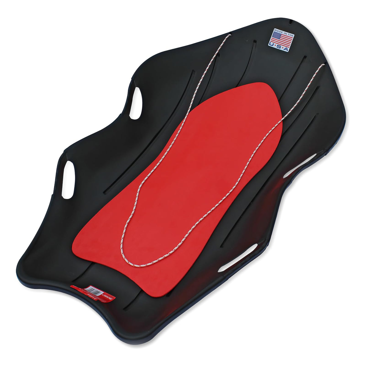 48" 2-Person Plastic Sled with Cushioned Pad B809624