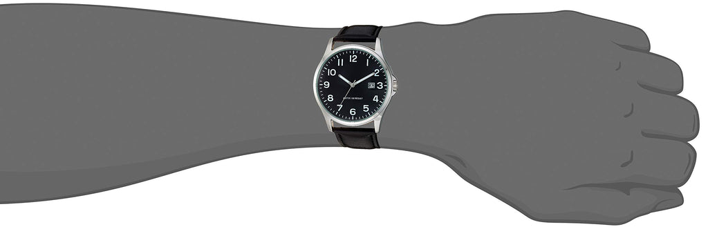 Leather Band Analog Watch I360