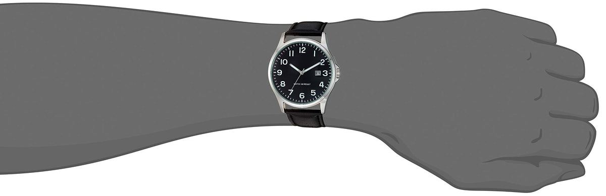 Leather Band Analog Watch I360