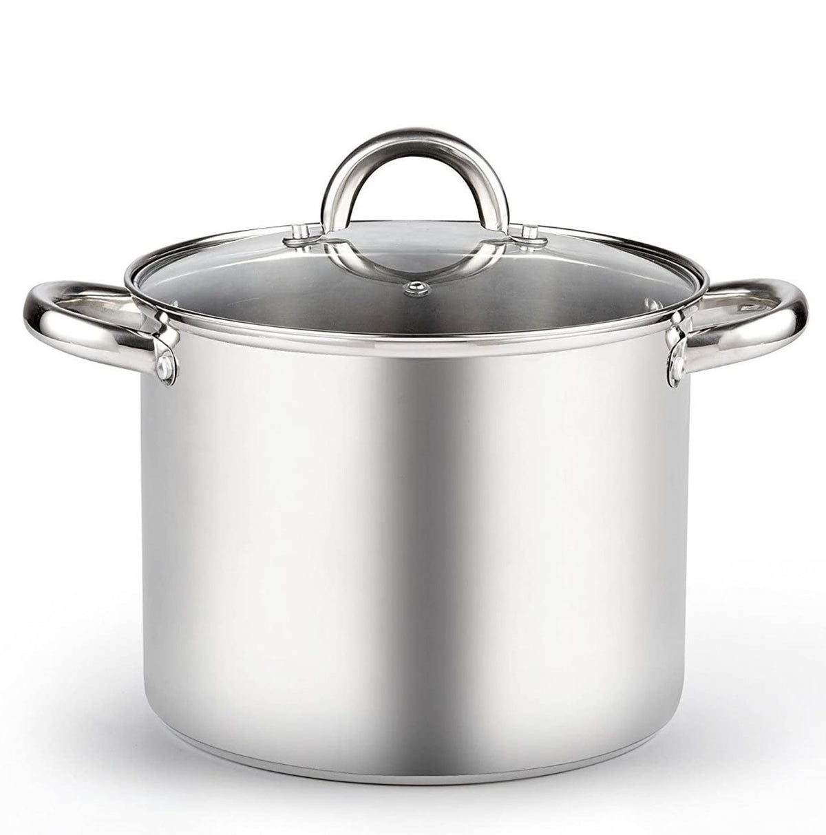 8 Quart Stainless Steel Stock Pot with Lid C919357