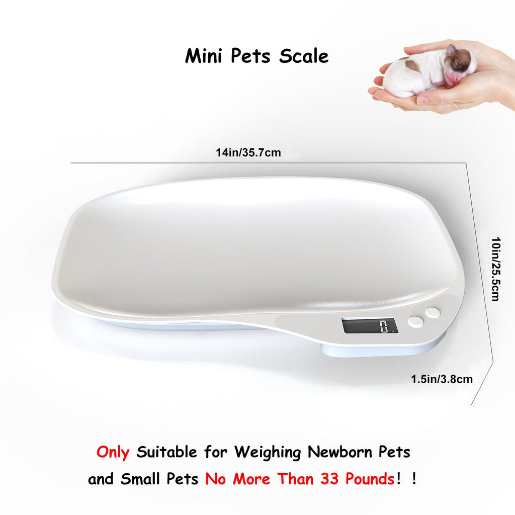 Digital Pet Scale 33lb LCD with Tray Y6493