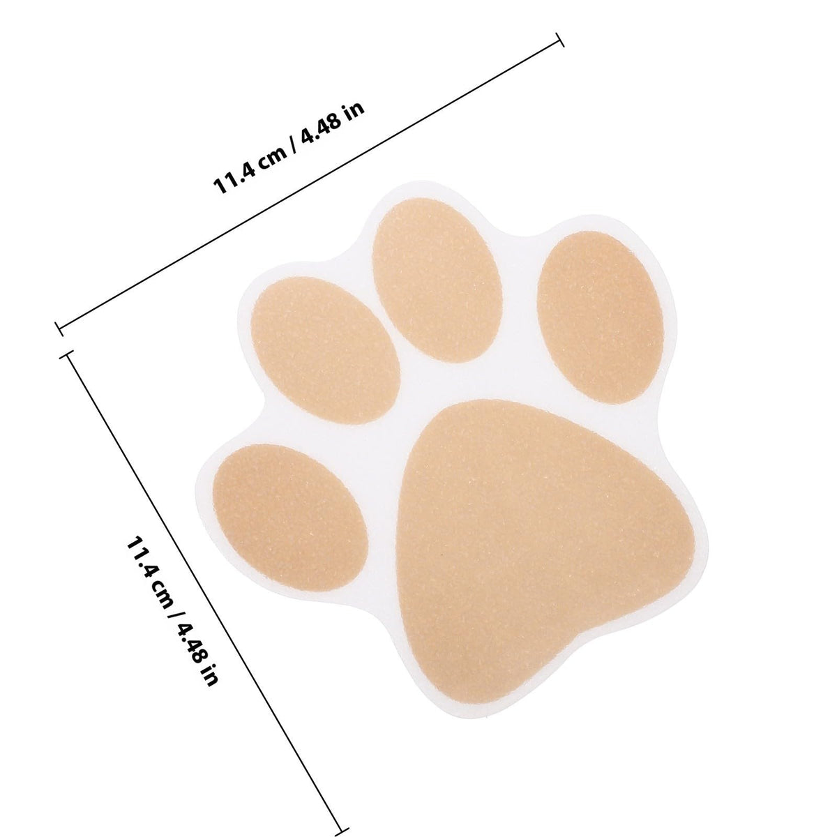 Dog Paw Non Slip Bathtub Stickers with Scraper L554