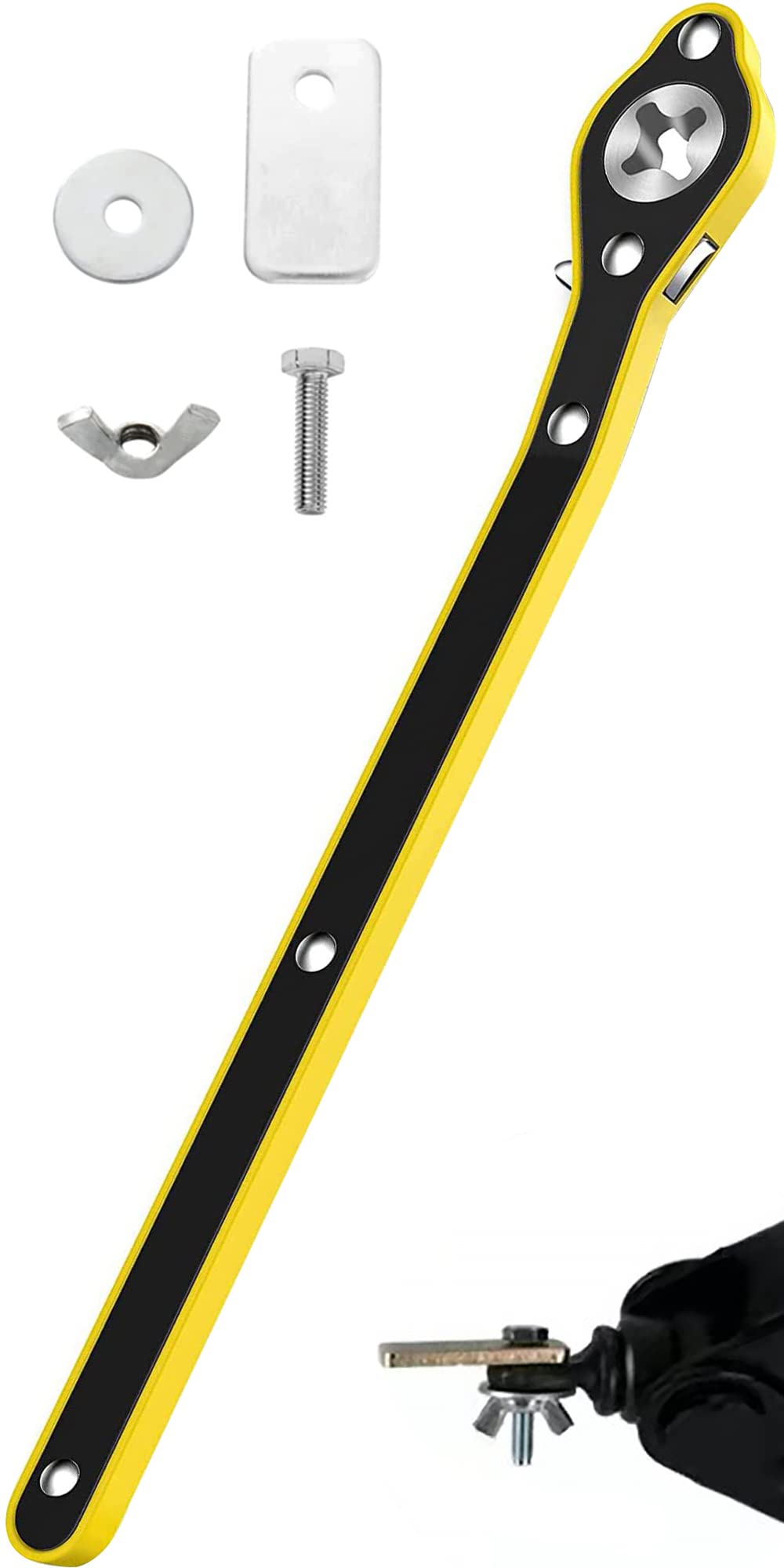 Car Jack Ratchet Wrench Scissor Jack Adapter Tool M7210