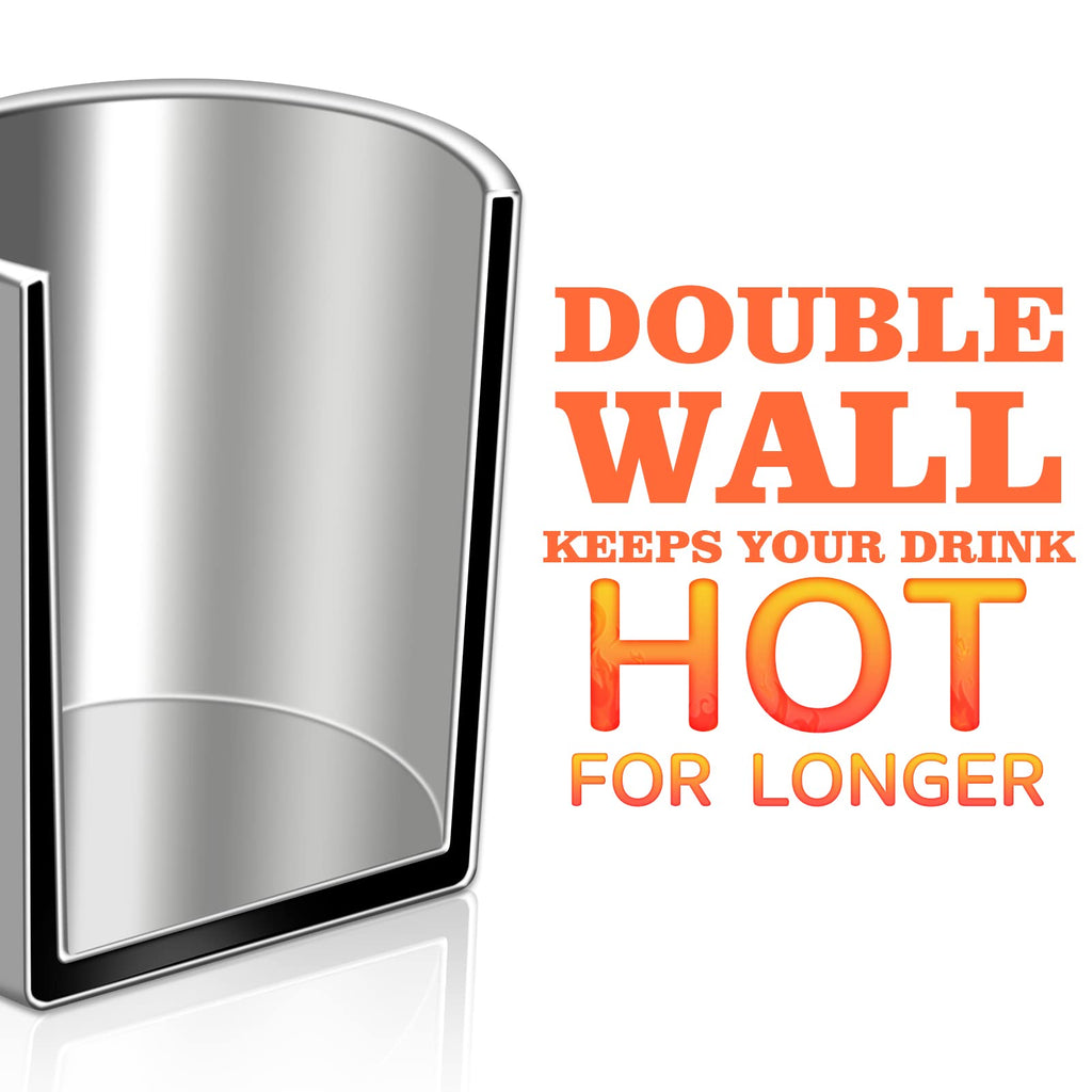 2 Pcs 16.9oz Stainless Steel Double Wall Vacuum Insulated Mug F648