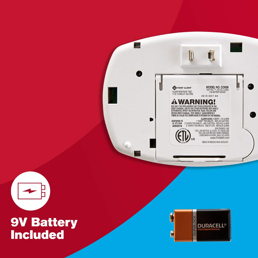 Carbon Monoxide Detector with Battery Backup K4853