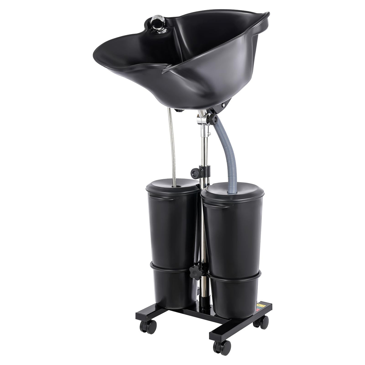 Portable Height & Angle Adjustable Shampoo Bowl with Electric Pump & 2 Bucket V872