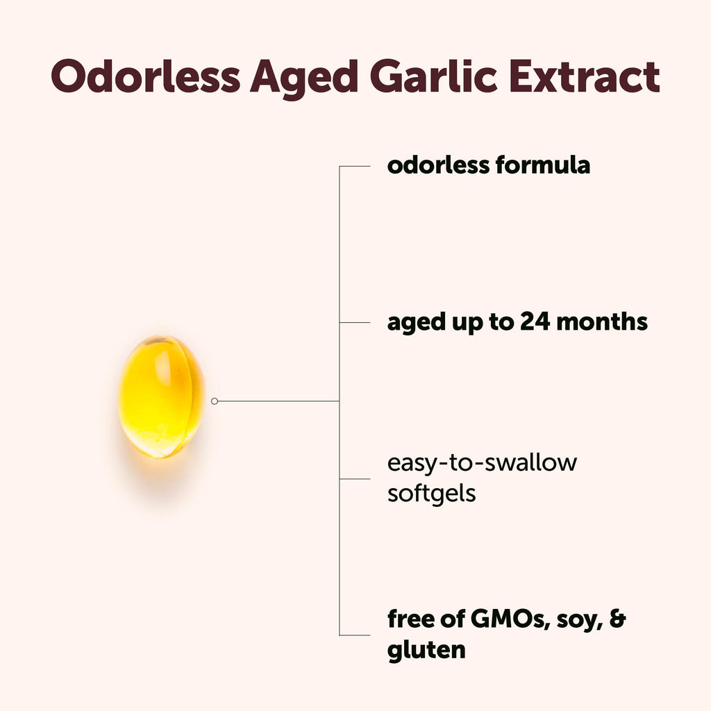 Aged Odorless Garlic 300 Softgels L7161