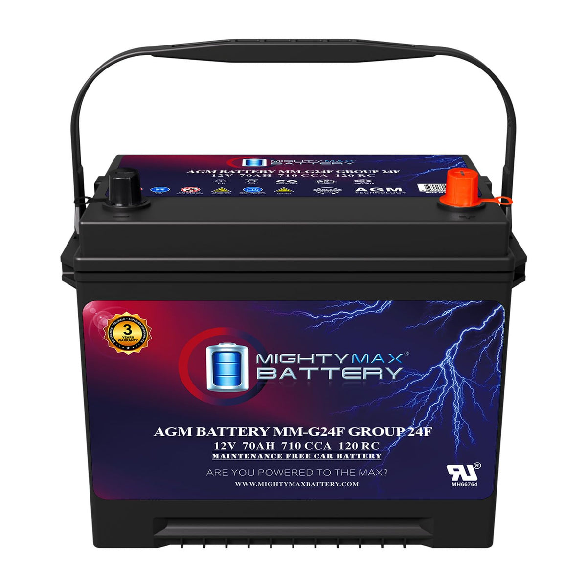 12V 70Ah AGM Replacement Battery A31086