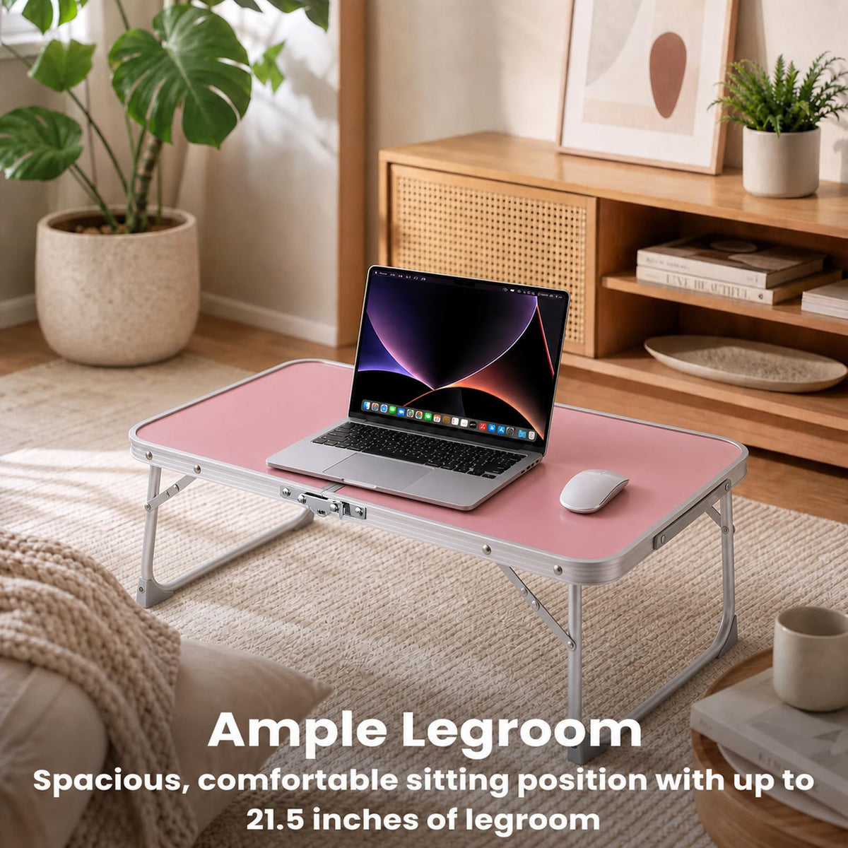 Foldable Laptop Desk with Hidden Storage Z4735