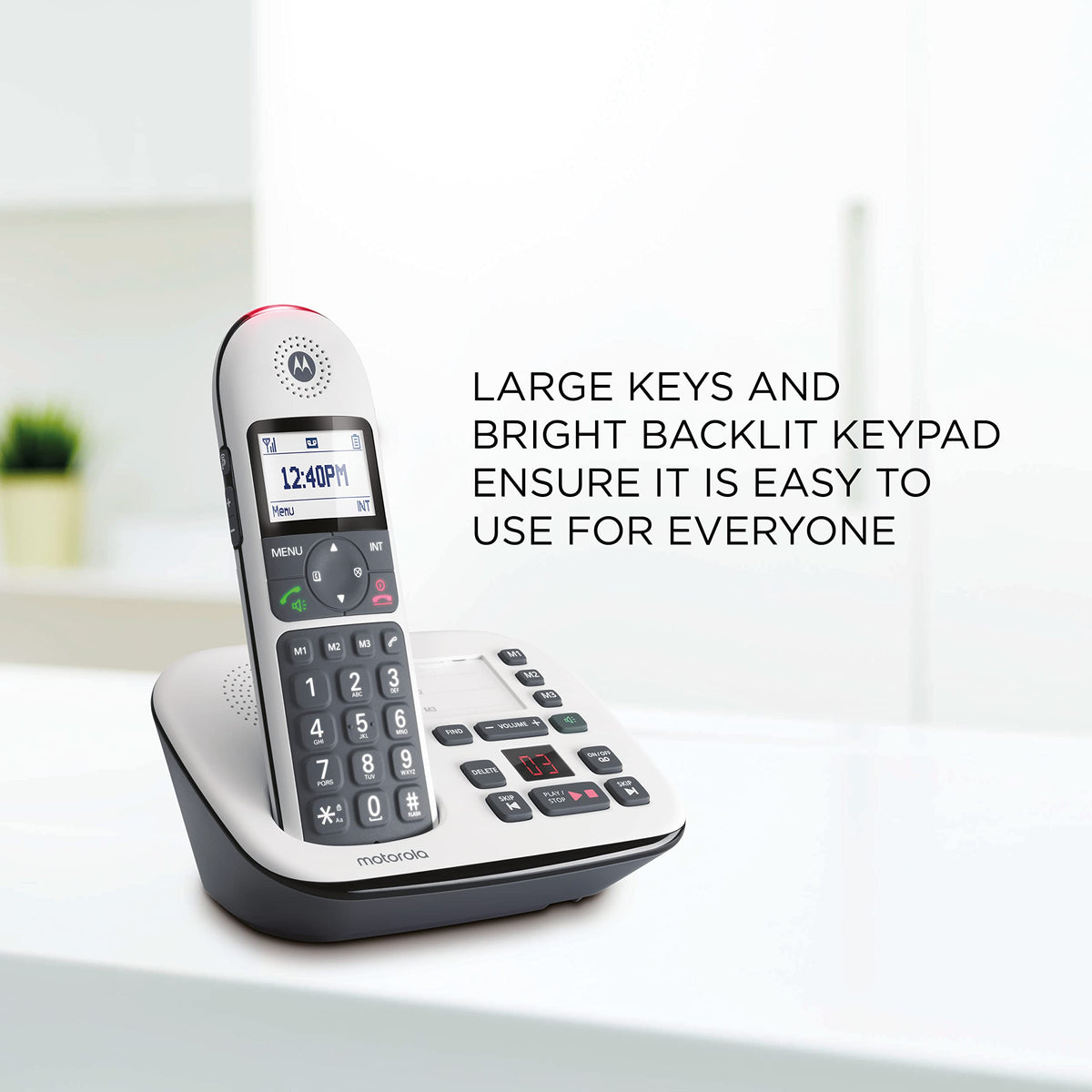 Digital Cordless Telephone with Answering Machine 4 Handsets DECT 6.0 W9175