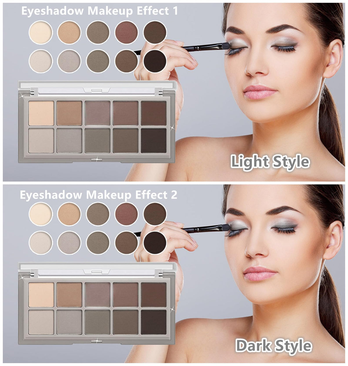 10 Colors Matte Eyeshadow Palette B24457