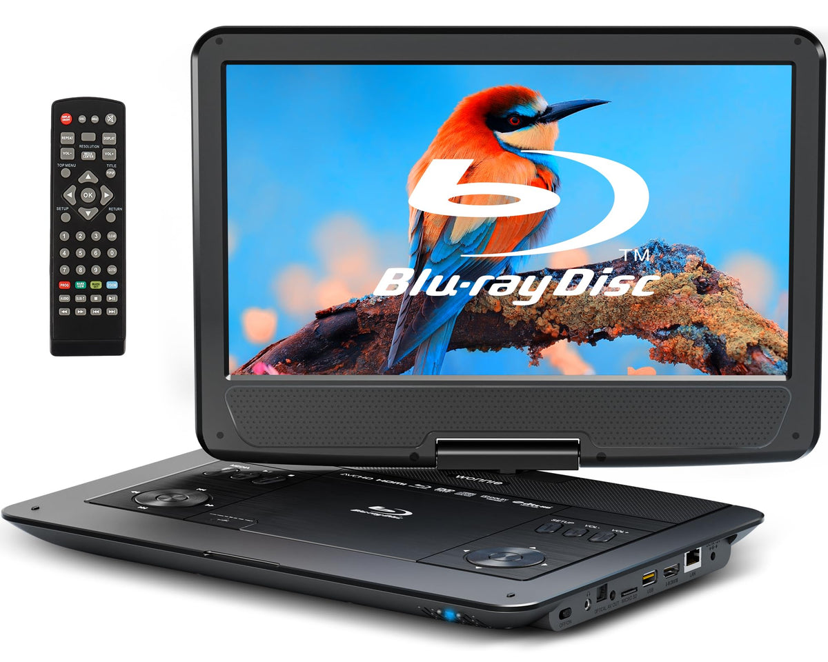 16.9" Portable Blu Ray Player with 14.1" 1080P Swivel Screen Z2552