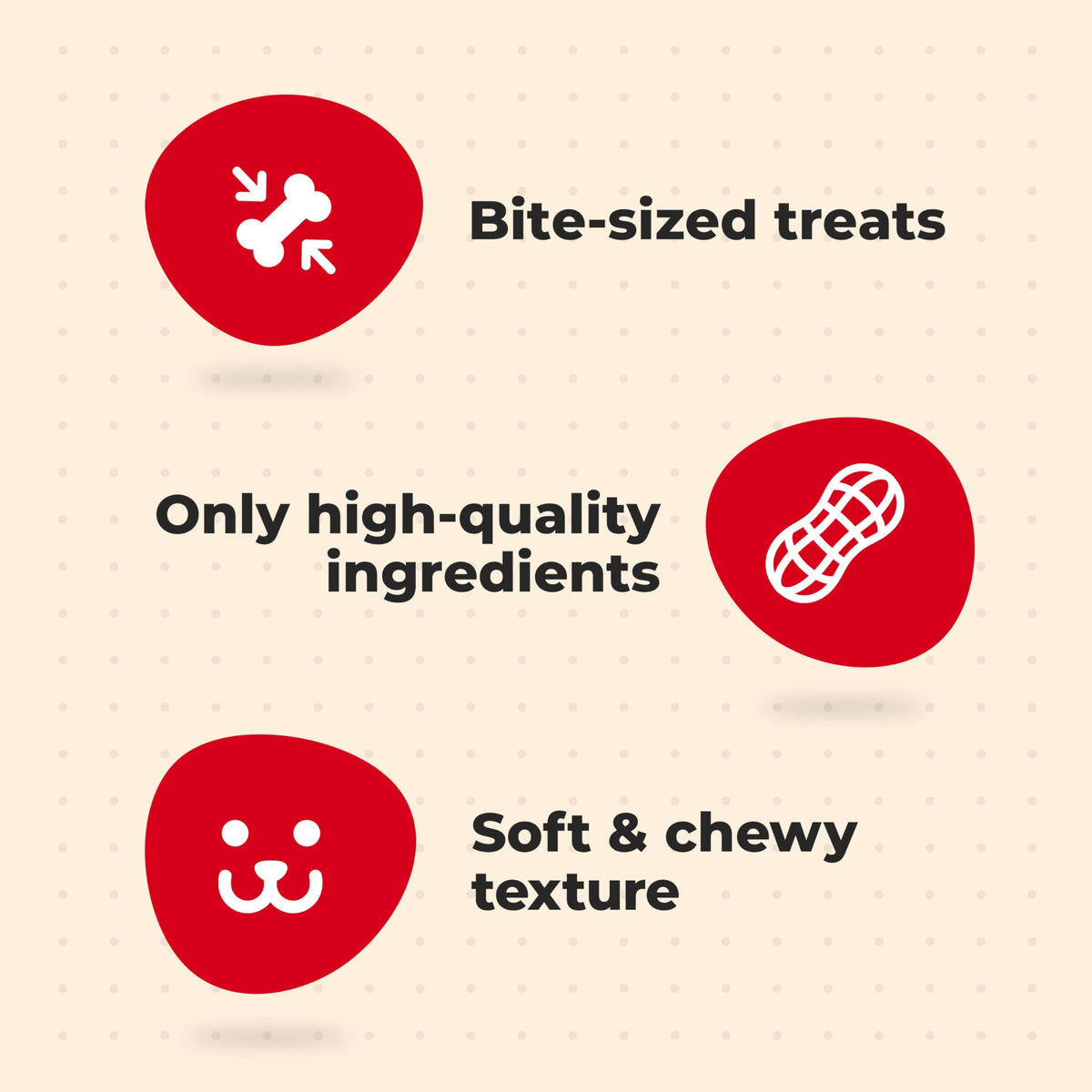 Soft & Chewy Peanut Buttery Dog Treats 11.8 Oz S42149