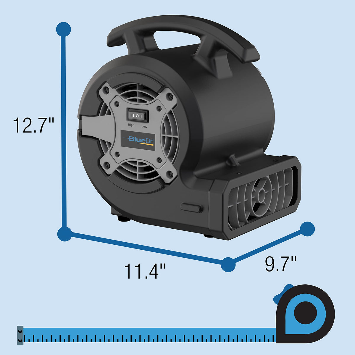 1/8 HP Portable Air Mover Utility Fan P92476