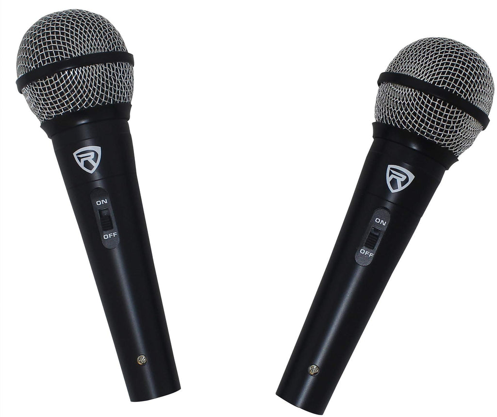 12 Inch Powered PA Speaker System with Mixer and Microphones X465