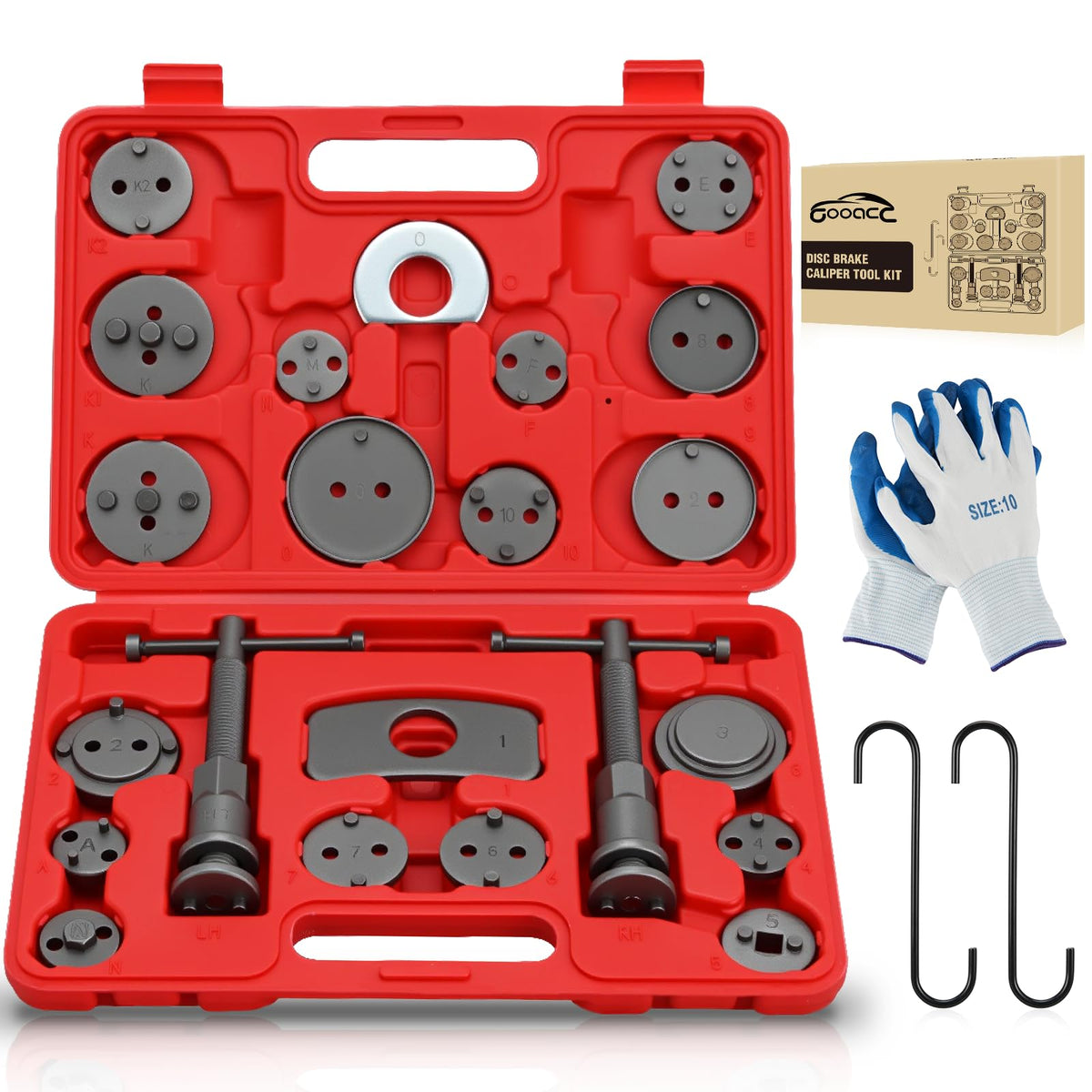 22pc Disc Brake Caliper Compression Tool Set X17901