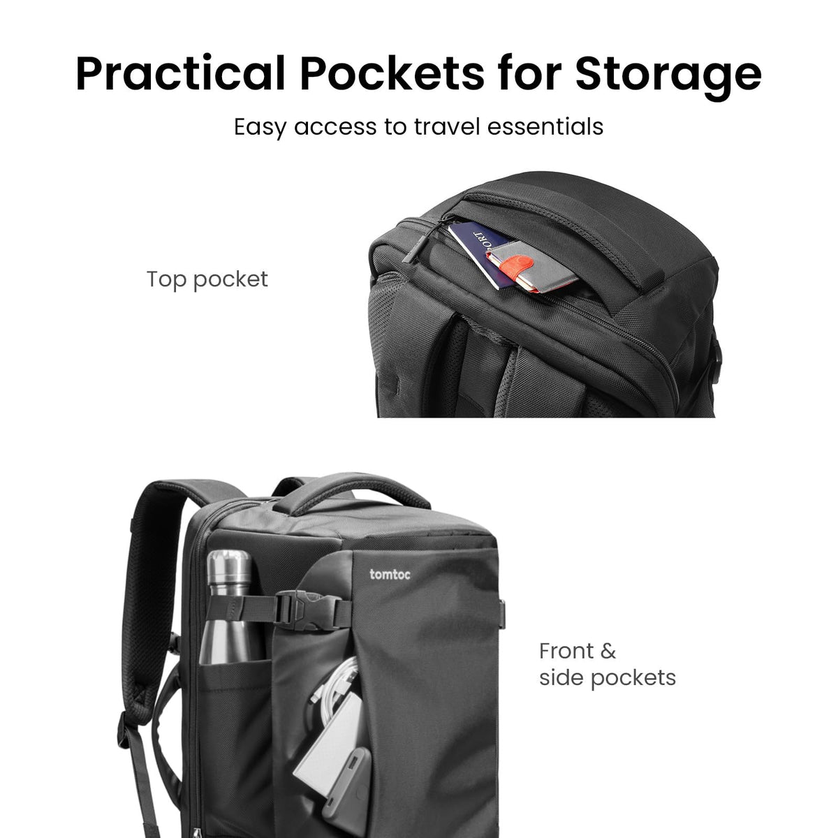 40L TSA Carry On Travel Backpack E978