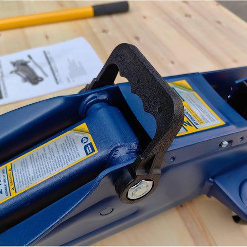 2 Ton Low Profile Hydraulic Floor Jack, 4000 lbs Capacity Steel Trolley Jack, Blue P31050