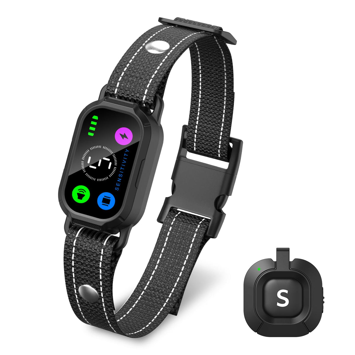 Dog Bark Collar with Remote Control, 2-in-1 Automatic & Manual Training Collar G264495