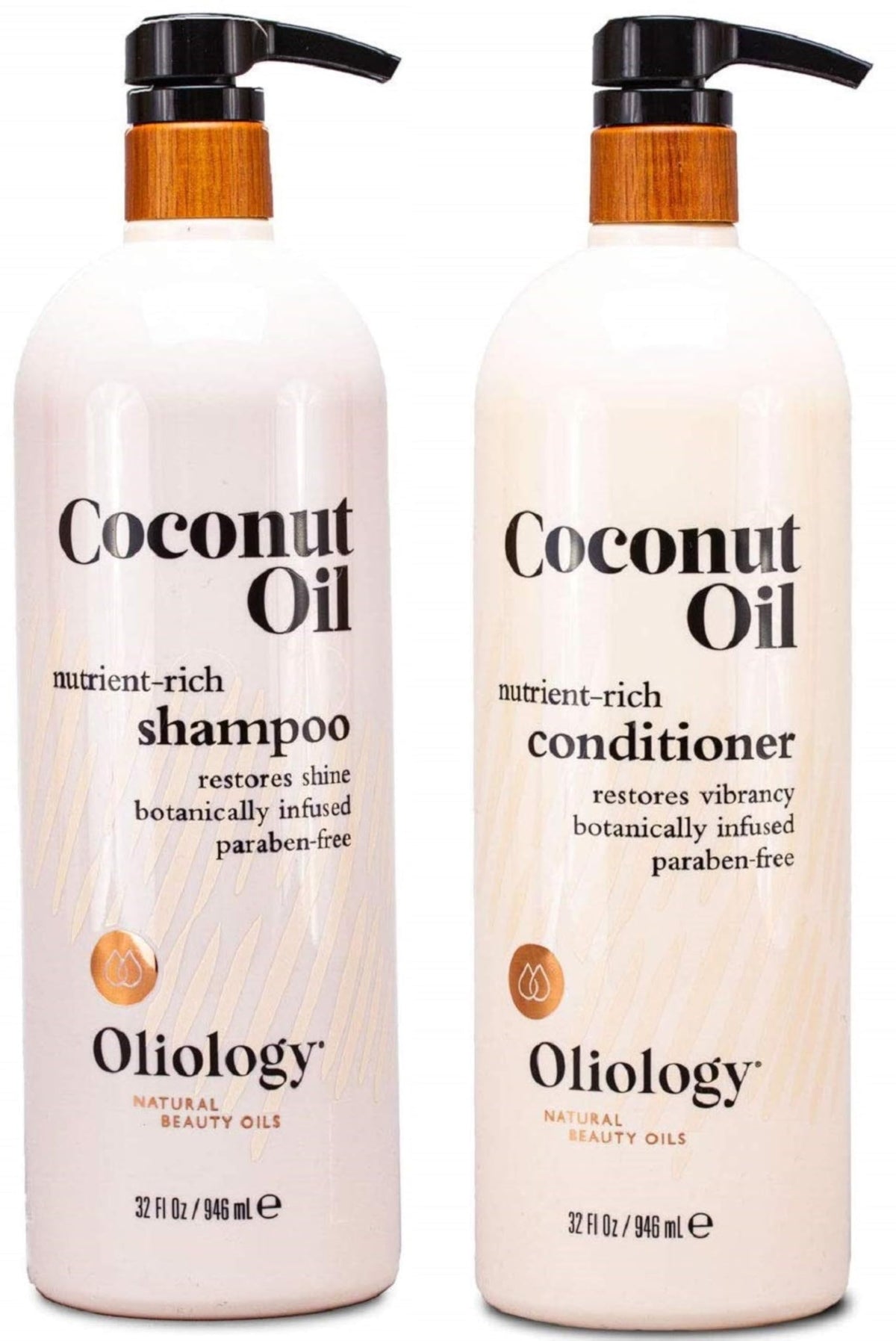 Coconut Oil Shampoo & Conditioner Combo Pack 32oz H292609