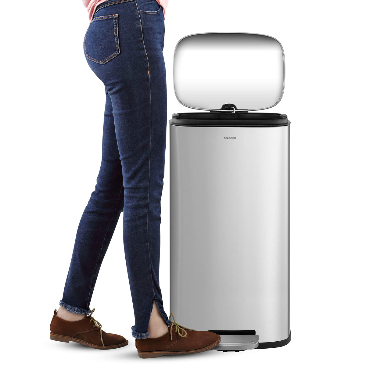 8 Gal Step Trash Can Soft Close 25" N451690