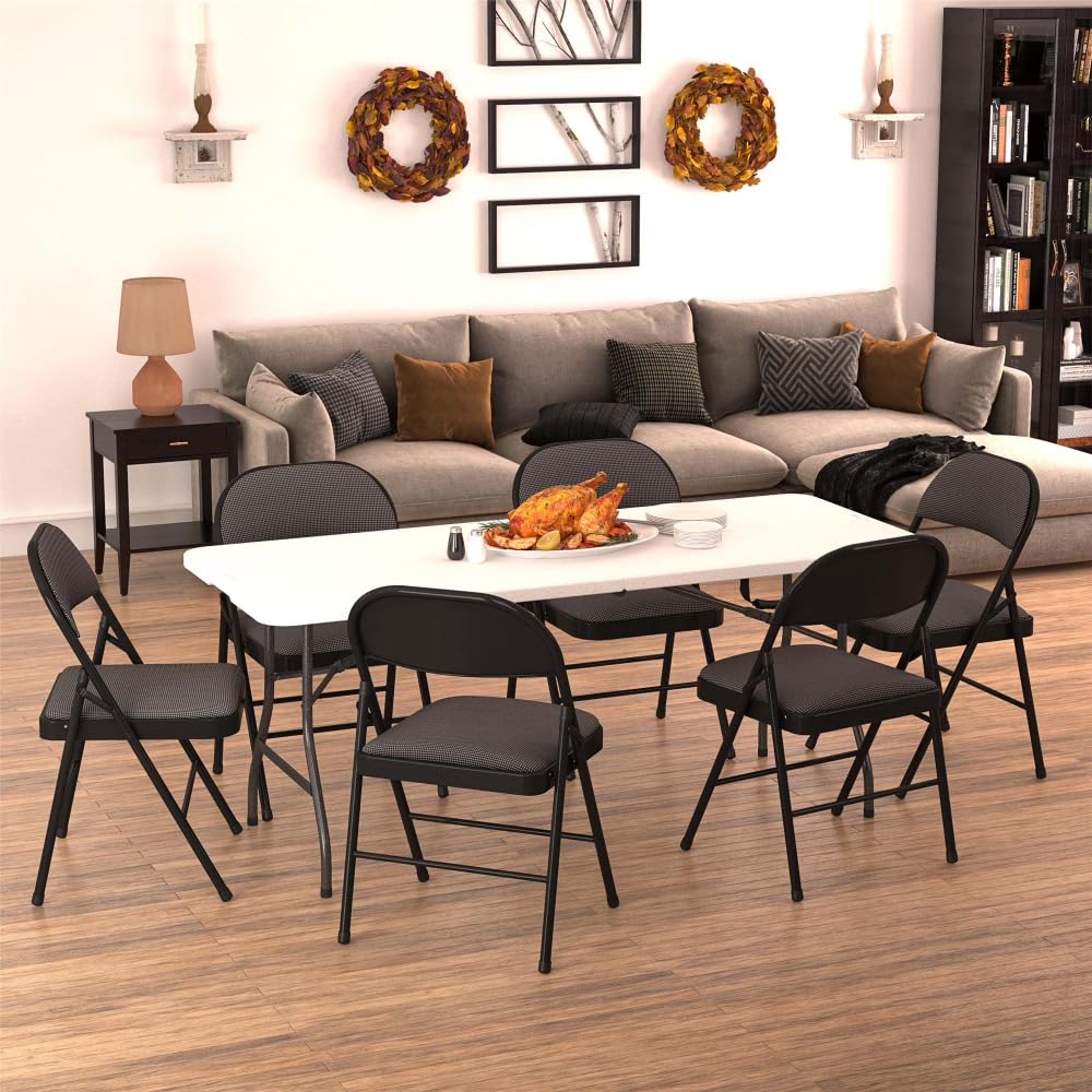 6 Foot Folding Table White Speckle K159773