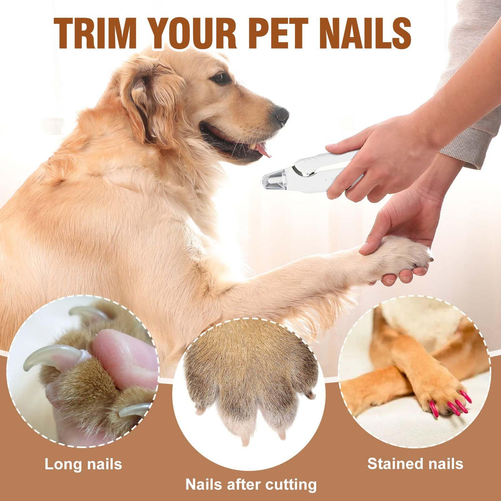 2-in-1 Dog Nail Grinder & Clippers with Light S5983