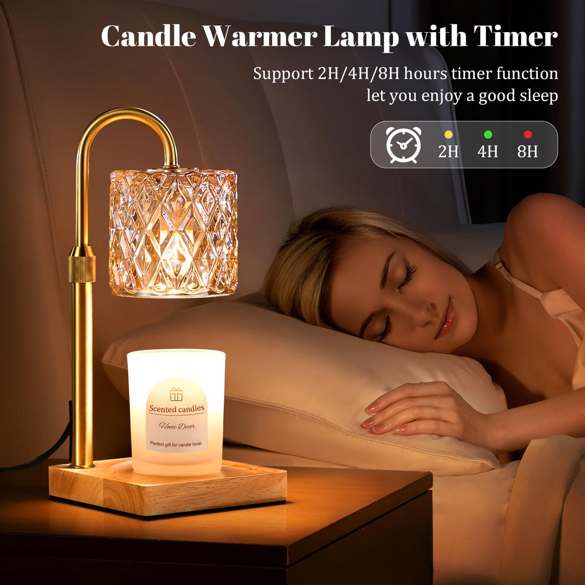 Candle Warmer Lamp with Timer S37926