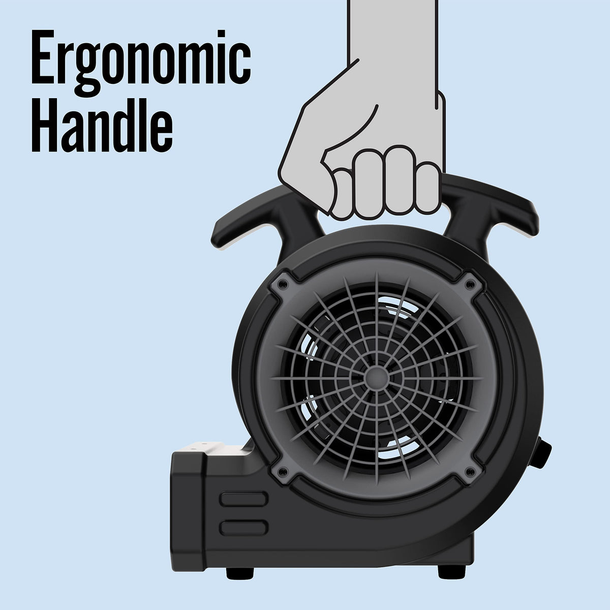 1/8 HP Portable Air Mover Utility Fan P92476