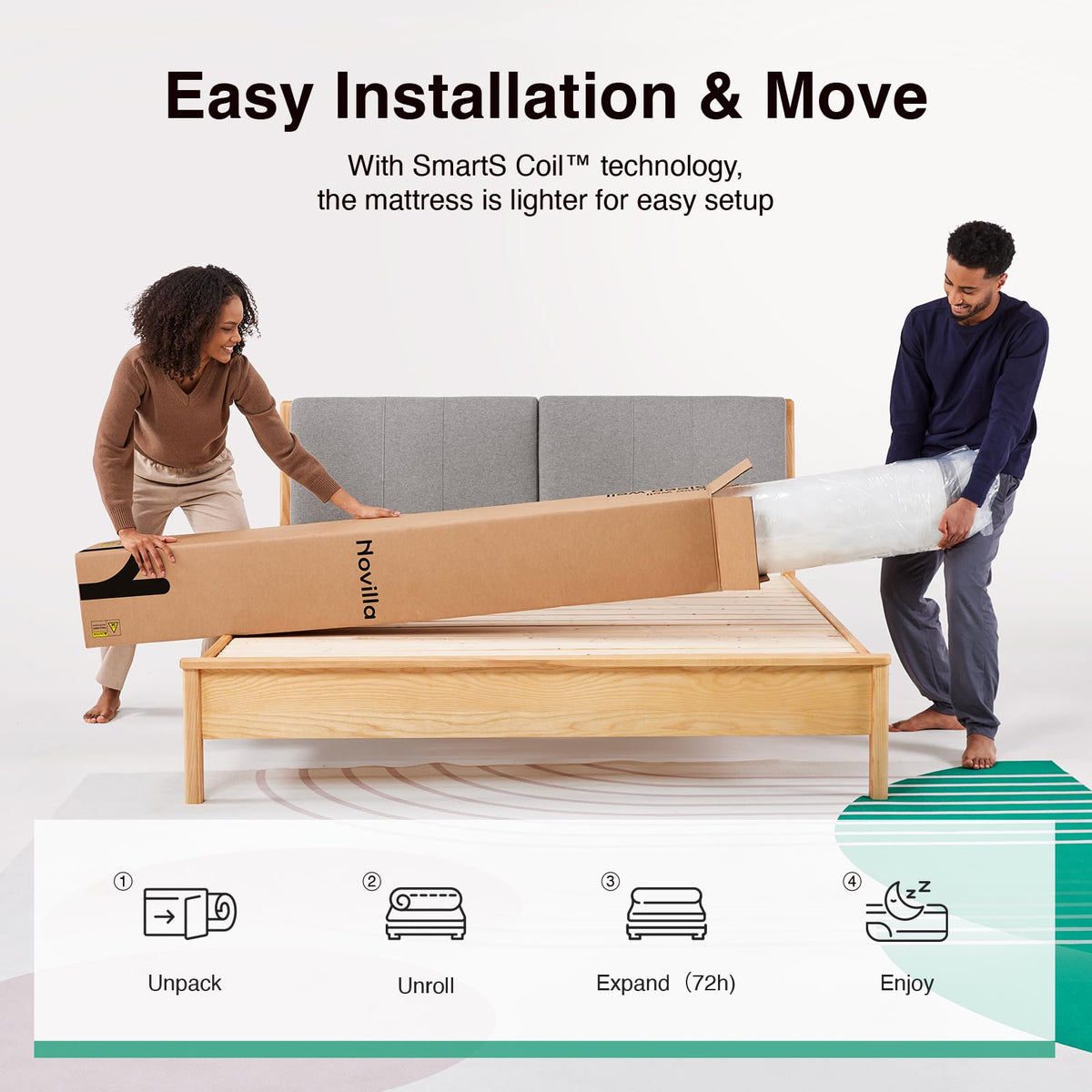 10 Inch Full Size Hybrid Mattress S15835