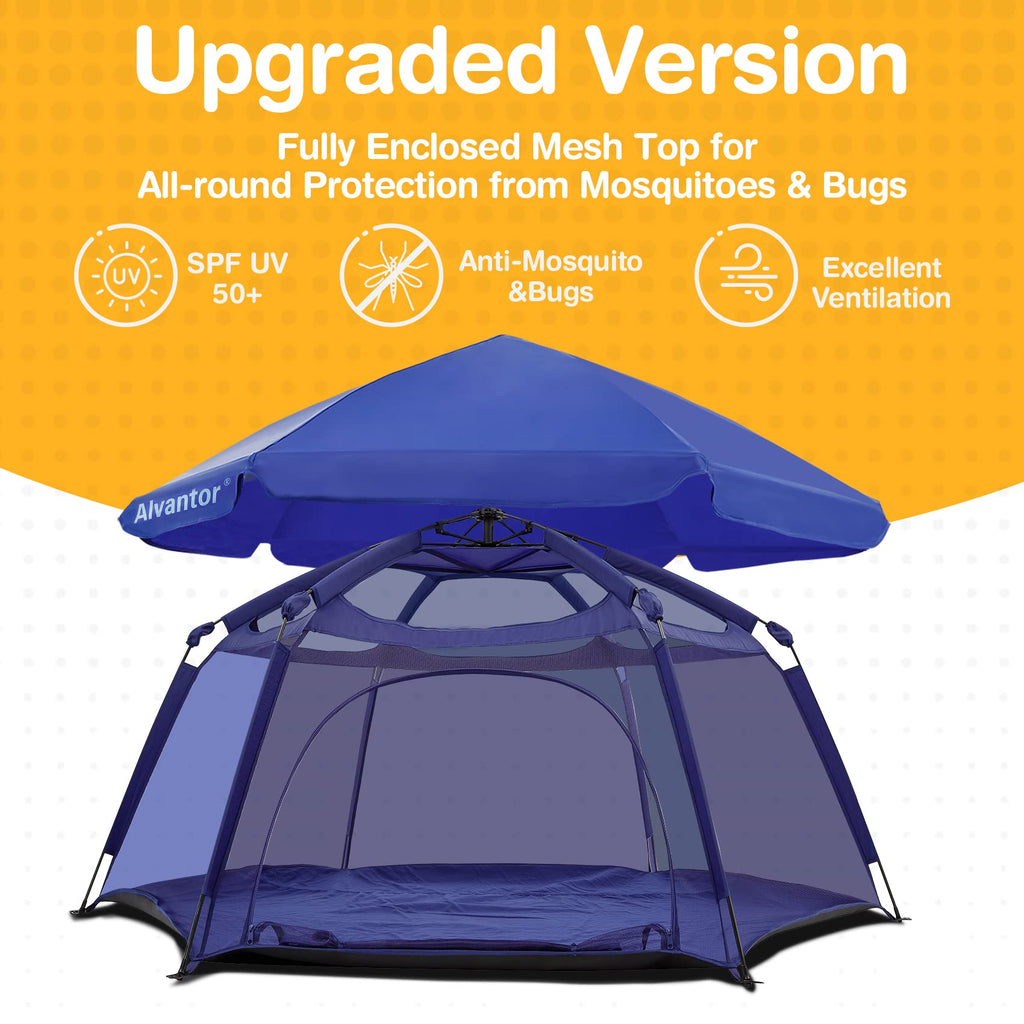 Portable Baby Playpen with Mesh D533911