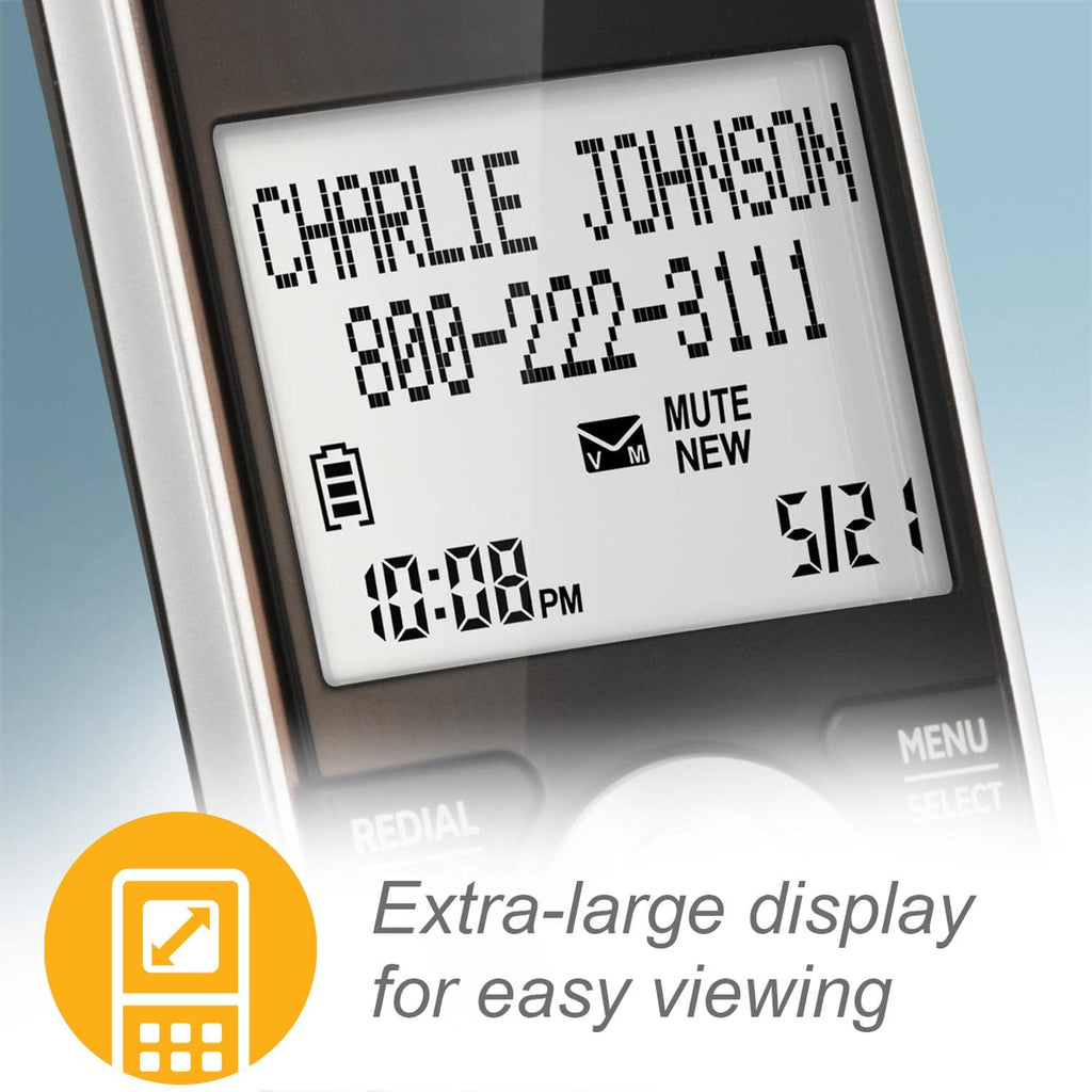 2-Handset Corded/Cordless Phone with Answering Machine C25143