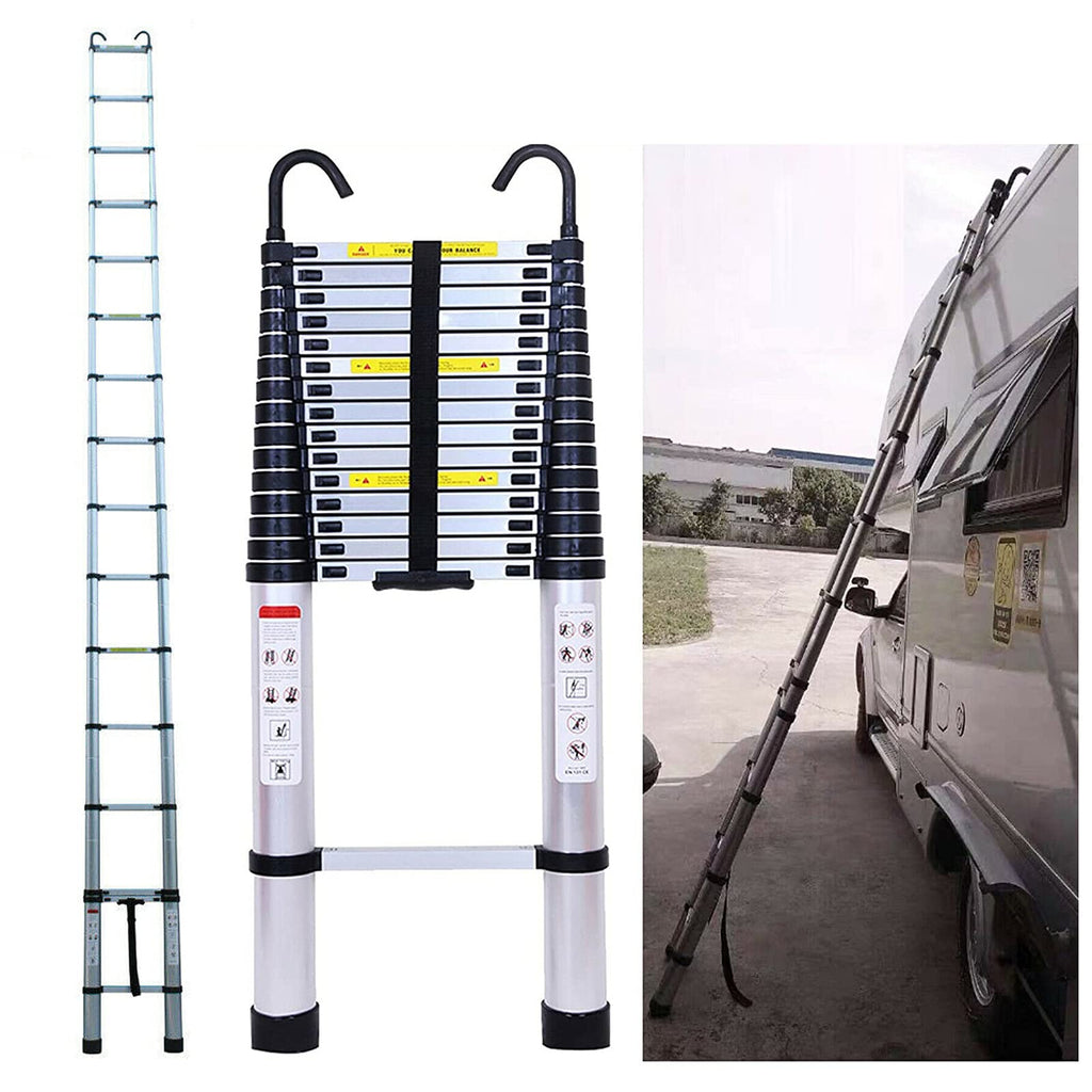 20.34 ft Aluminum Telescopic Ladder 330lbs S41065
