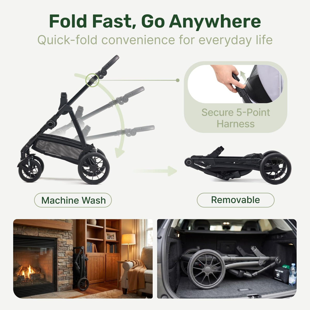 3-in-1 Dog Stroller J410915