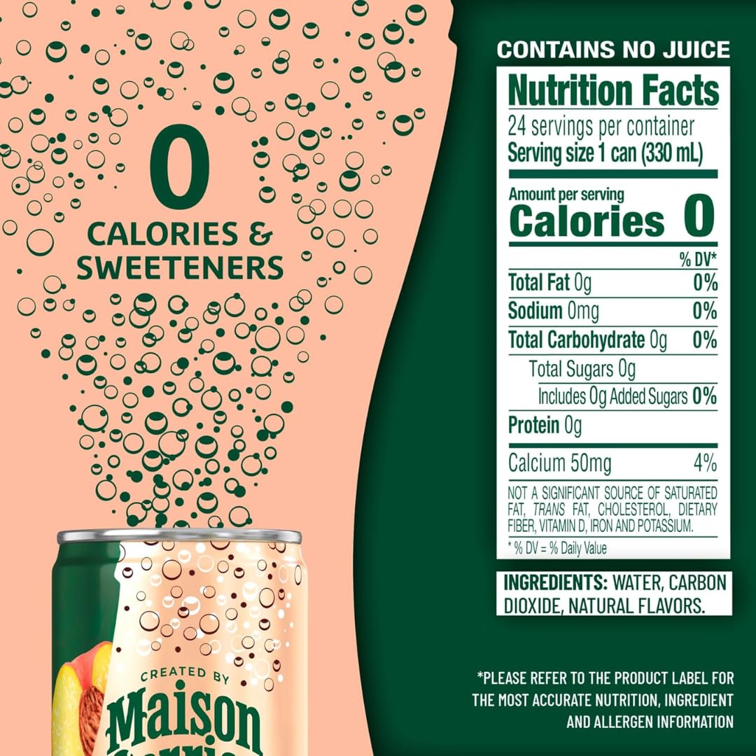 Flavored Sparkling Water 6 Flavor Variety Pack 18 Count G429